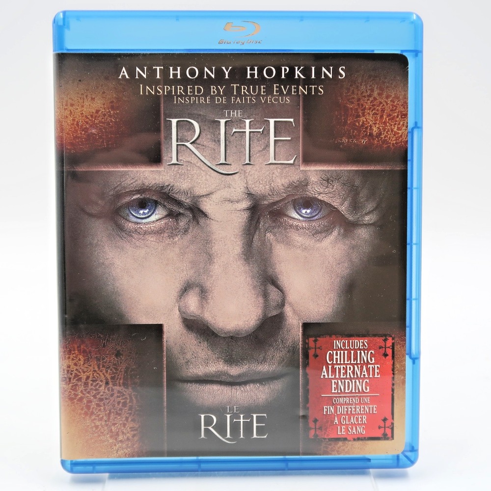 The Rite (Blu-ray Disc, 2011) Anthony Hopkins Supernatural Thriller Movie